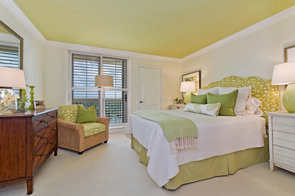 10 ispirazioni verdi per la camera da letto