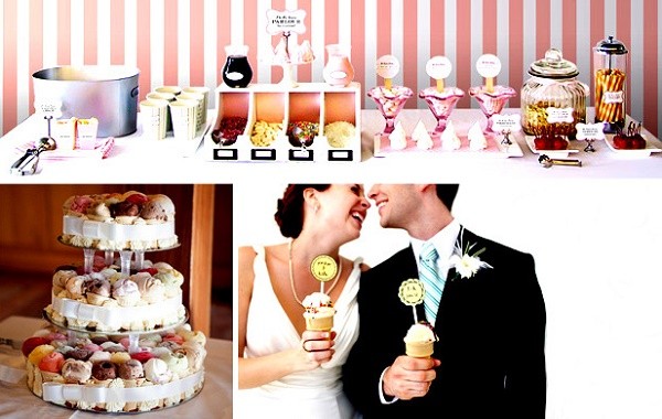 Matrimonio, addio torta nuziale gli sposi offrono il gelato