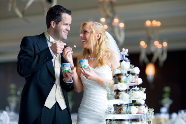 Matrimonio, addio torta nuziale, ora gli sposi offrono il gelato
