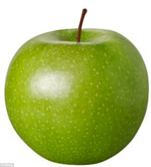 Centrotavola facile e veloce con le mele verdi
