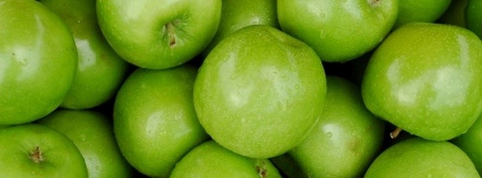 Centrotavola facile e veloce con le mele verdi
