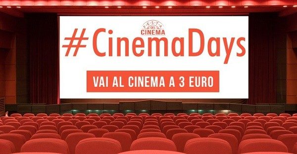 Cinema a soli 3 euro tornano i CinemaDays