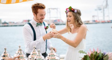 Matrimonio, addio torta nuziale gli sposi offrono il gelato