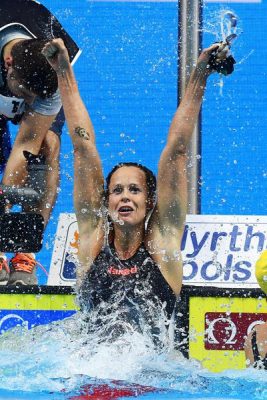Federica Pellegrini vince l'oro ai mondiali di nuoto di Budapest