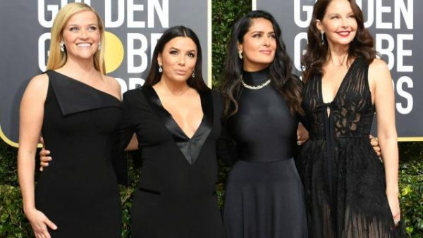 Golden Globes: star del cinema vestite di nero contro la violenza sulle donne
